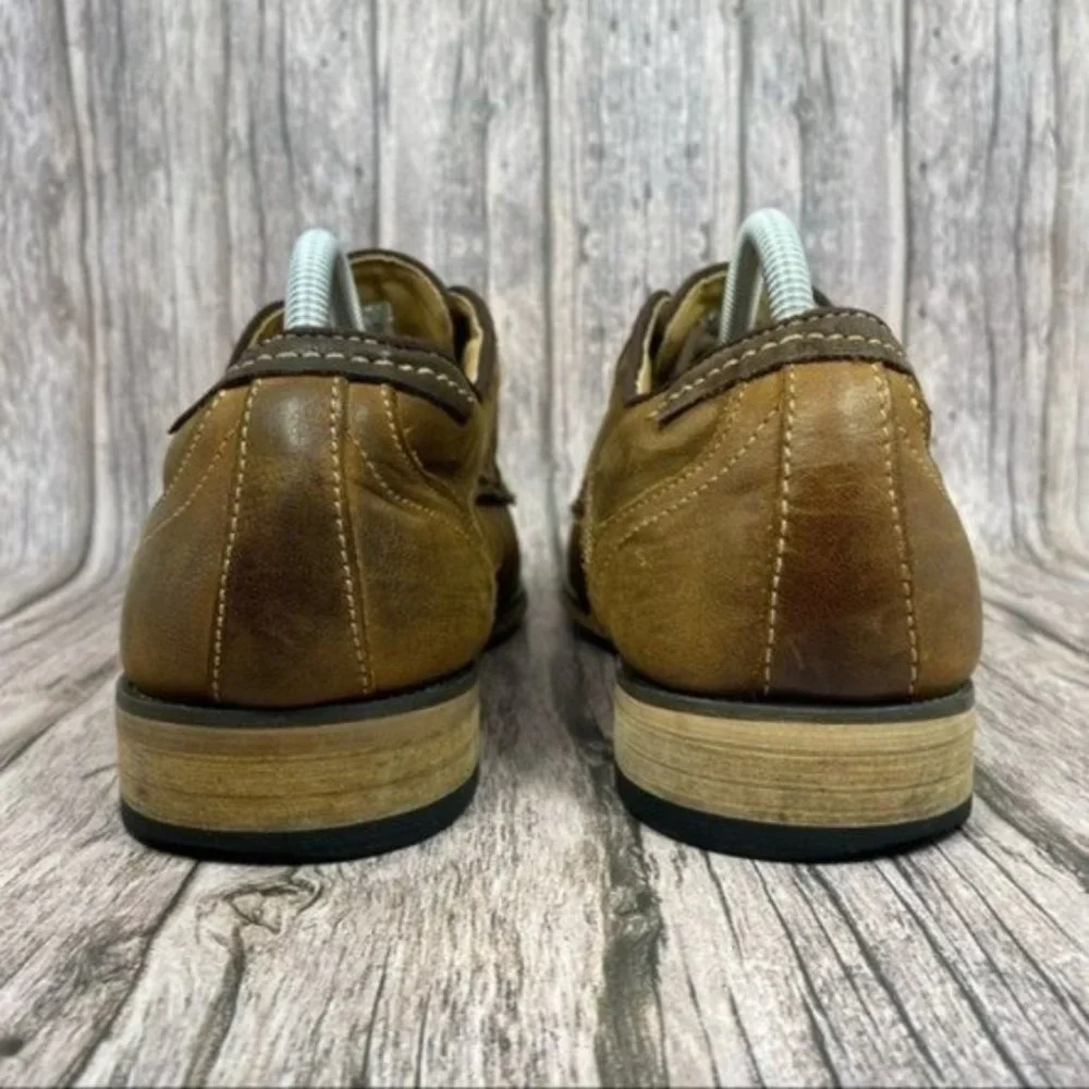 Steve Madden Men’s Size 8.5 Brown Jaysun Oxford Shoes - Picture 6 of 9